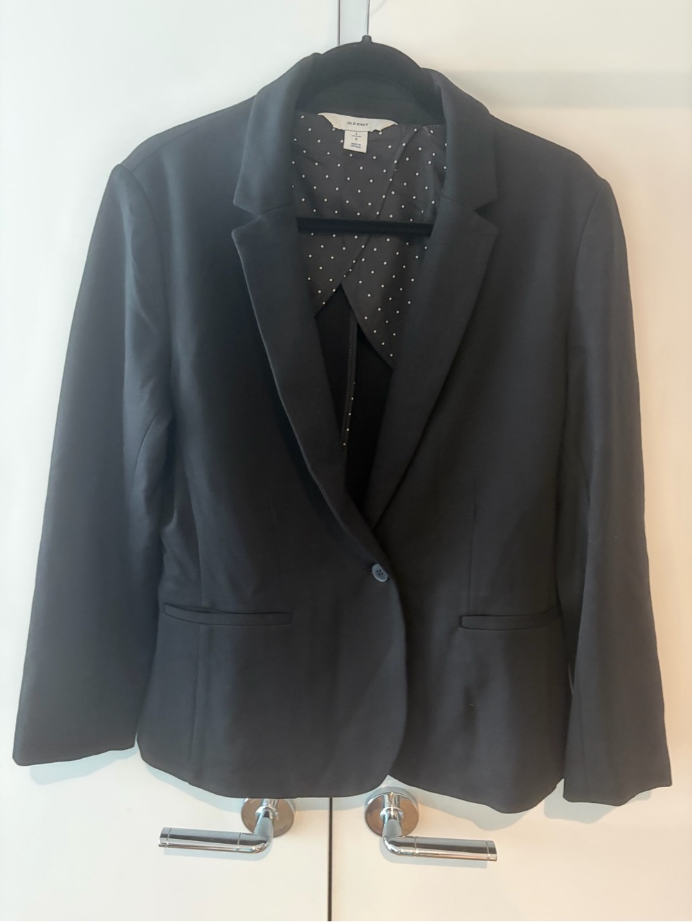 Old Navy Black Women's Single-Button Blazer